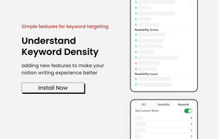 Keyword density