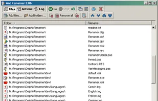 Files list, classic style