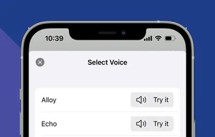 BookPod, different voice