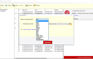 Mailsware EML Converter Toolkit screenshot 1