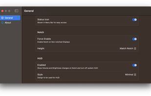 Mew Notch Settings
