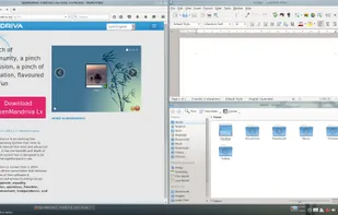 Three of the programs coming with the distribution