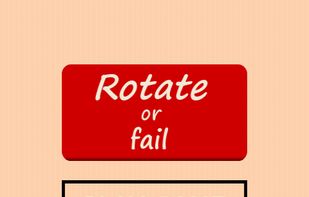 Rotate or Fail main menu