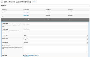Advanced Custom Fields screenshot 1