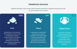 DataKernel framework structure.