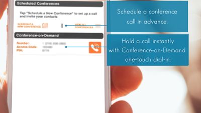 Mobile Apps for conferencing on the go.
