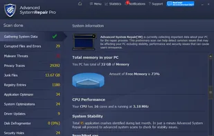 Advanced System Repair screenshot 1