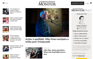 Christian Science Monitor screenshot 1