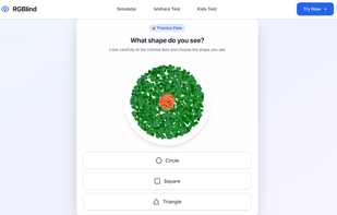 Color Blind Test for Kids