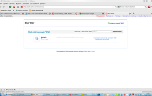 Zoho Wiki screenshot 1