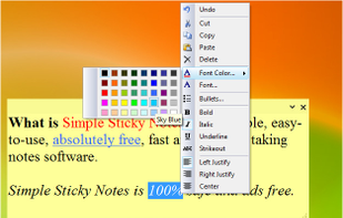 Simple Sticky Notes screenshot 1