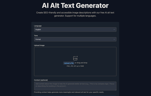 AI Alt Text Generator screenshot 1