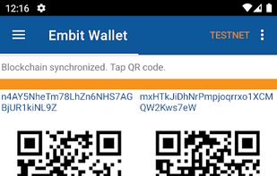 Embit Wallet screenshot 1