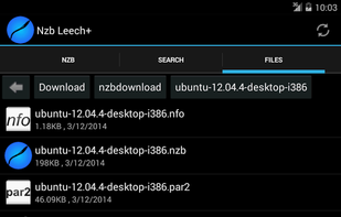 Nzb Leech screenshot 1