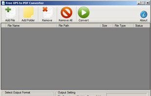 Free XPS to PDF Converter screenshot 1