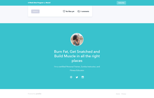 Example site, footer.