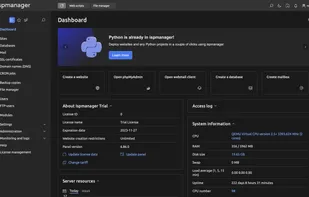 Dashboard Dark Theme