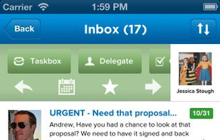 Taskbox - Mail screenshot 2