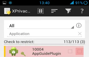 XPrivacy screenshot 1