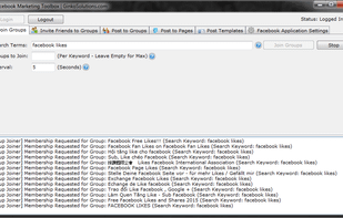 Facebook Marketing Toolbox screenshot 1
