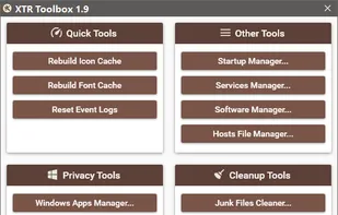 XTR Toolbox screenshot 1