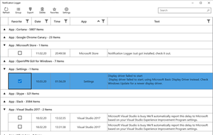 Notification Logger screenshot 1