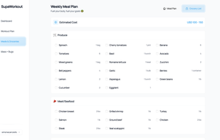 SupaWorkout screenshot 2