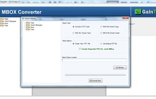 GainTools OST to MBOX Converter screenshot 2