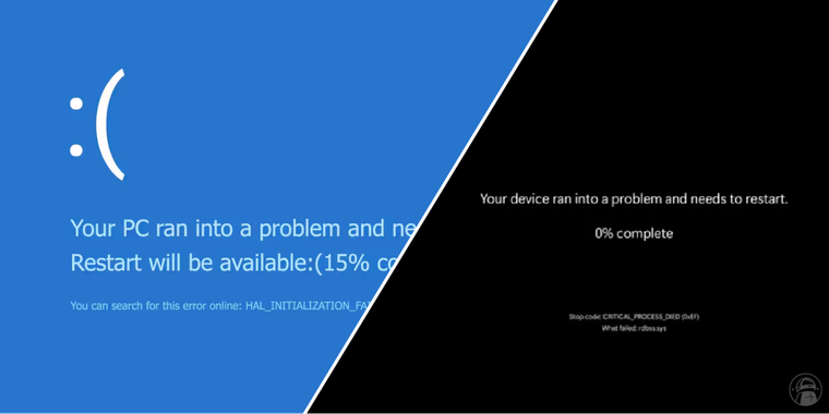 After several years, Windows replaces iconic Blue Screen of Death with a new Black Screen