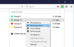 Simple Tab Groups screenshot 3
