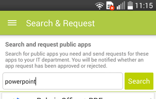 Relution screenshot 3