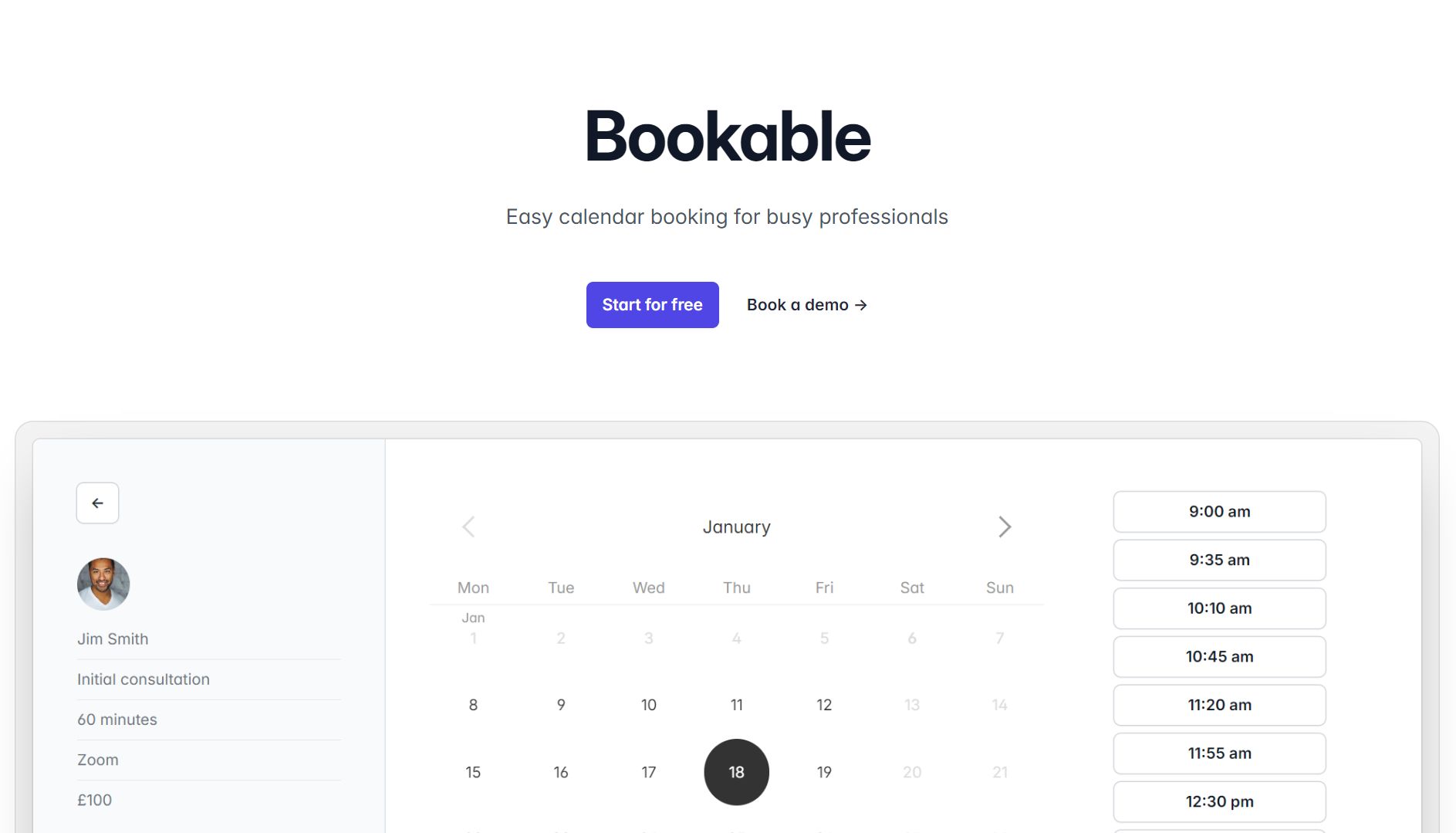 Bookable Alternatives 25 Appointment Schedulers Similar Apps template-lake-tahoe-prep