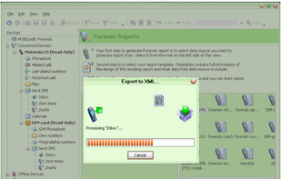MOBILedit! Forensic screenshot 2