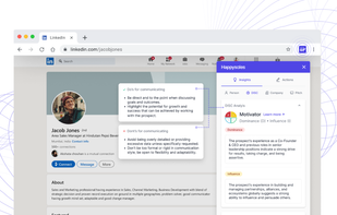 Prospect personality assessment