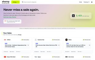 Shomp homepage - see current sales at your favorite store. 
