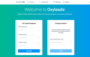 Oxyleads screenshot 1