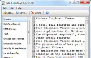 Free Clipboard Viewer screenshot 1