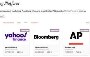 PRNEWS.IO screenshot 1