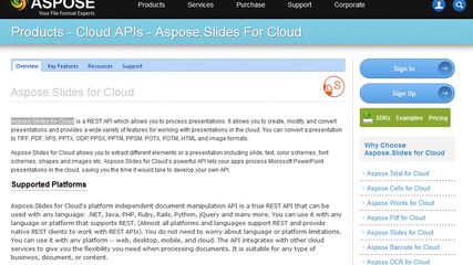 Aspose.Slides for Cloud  screenshot 1