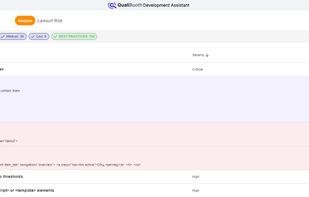  With intuitive visual cues and precise instructions, the development assistant provides detailed insights and recommendations guiding developers through each step of resolving accessibility barriers.