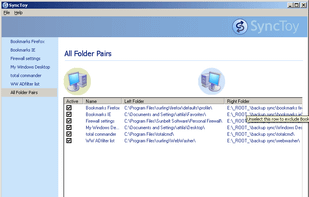 SyncToy screenshot 1