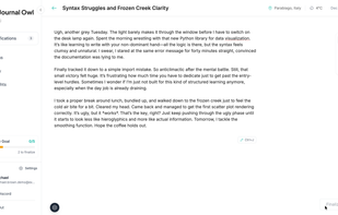 Journal Owl screenshot 1