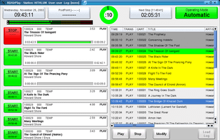 On-air control with main log