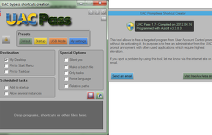 UAC Pass screenshot 2