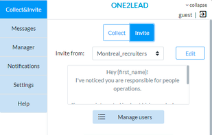 One2Lead screenshot 1