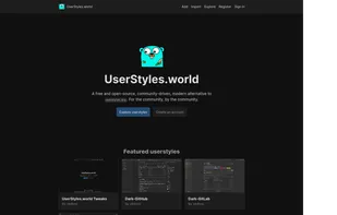 Homepage - light theme