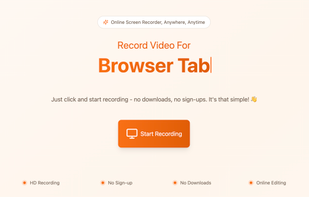 screen recorder
home page