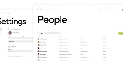 New Settings & People pages
