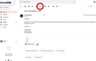 Save Emails to Google Drive by cloudHQ screenshot 1