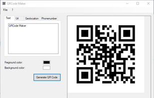 QRCode Maker (nTrax Design) screenshot 1
